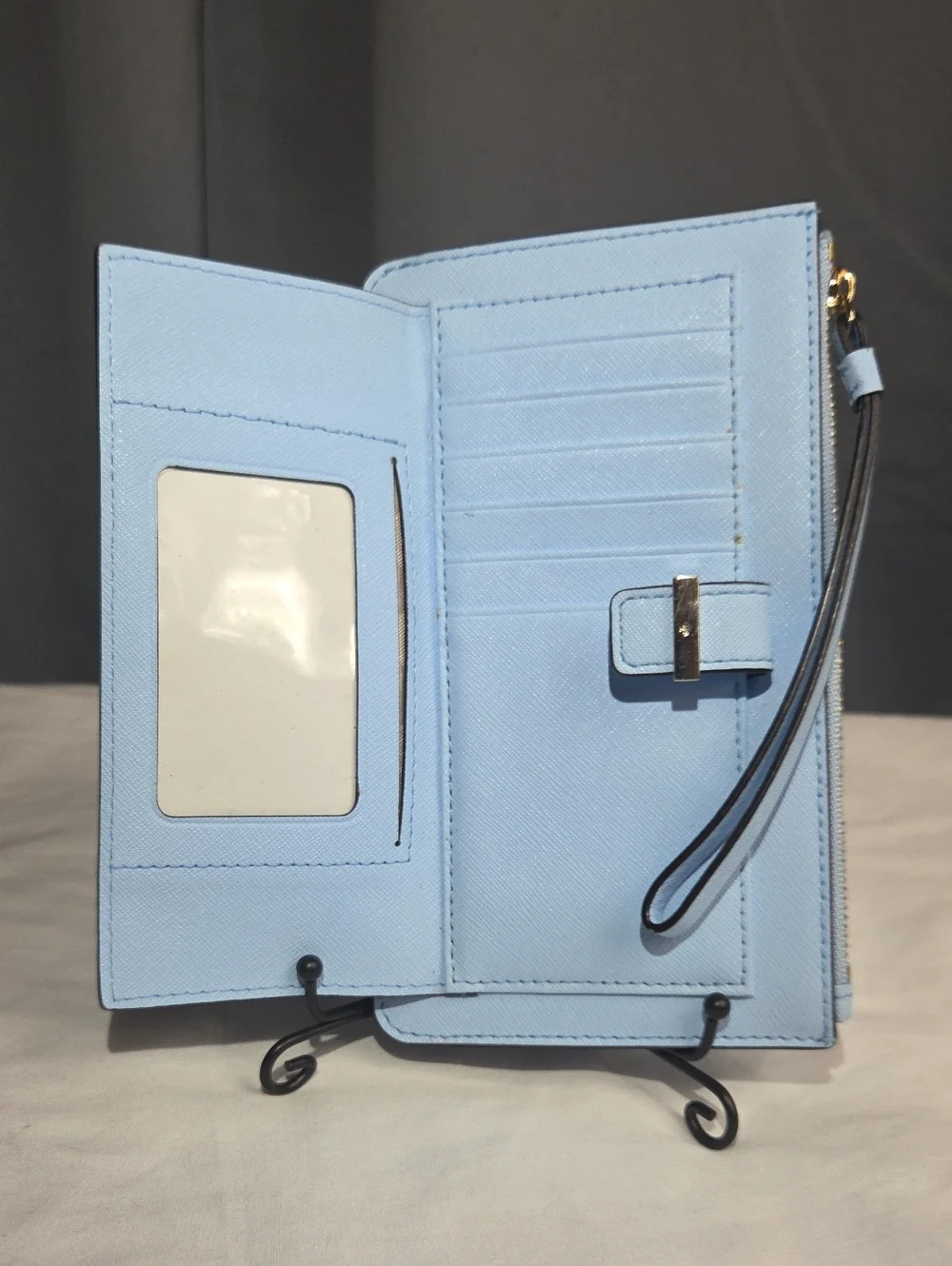 KATE SPADE Karolina Cedar Street Sky Blue Wallet Wristlet